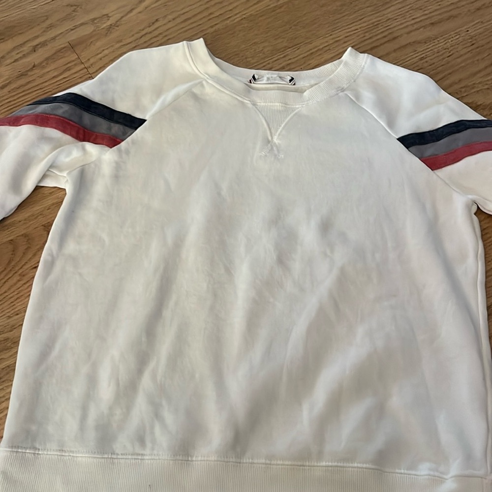 White crew neck